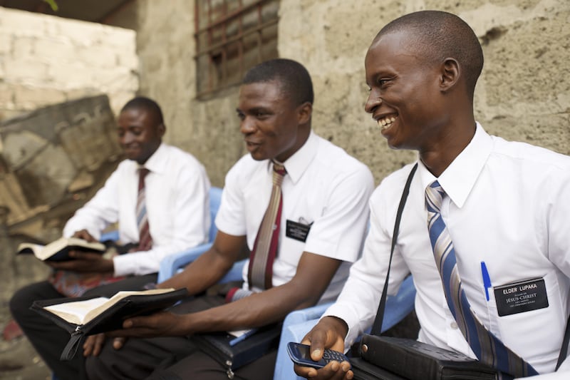 Missionaries teach in the Democratic Republic of the Congo.