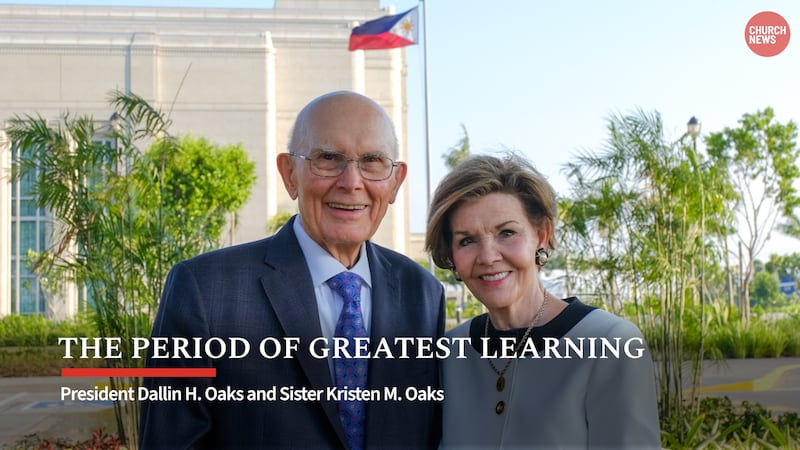 In this Church News video, President Dallin H. Oaks and Sister Kristen M. Oaks reflect on how a two-year assignment in the Philippines was "The Period of Greatest Learning" as an Apostle.